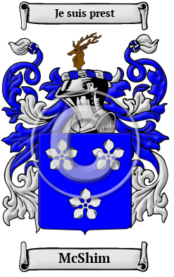 McShim Family Crest Download (JPG) Heritage Series - 600 DPI