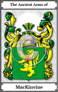 MacKinvine Family Crest Download (JPG) Book Plated - 600 DPI