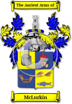 McLurkin Family Crest Download (jpg) Legacy Series - 150 DPI