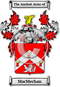 MacMechan Family Crest Download (jpg) Legacy Series - 150 DPI