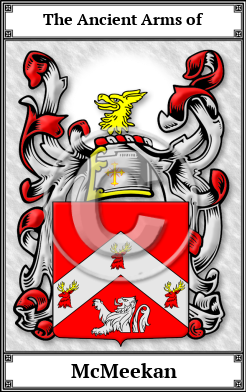 McMeekan Family Crest Download (JPG)  Book Plated - 150 DPI