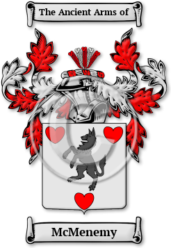 McMenemy Family Crest Download (jpg) Legacy Series - 150 DPI
