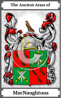 MacNaughtons Family Crest Download (JPG) Book Plated - 600 DPI
