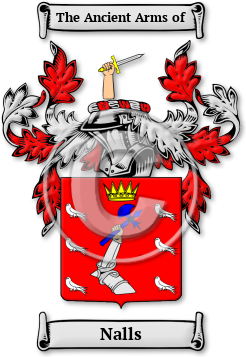 Nalls Family Crest Download (jpg) Legacy Series - 150 DPI