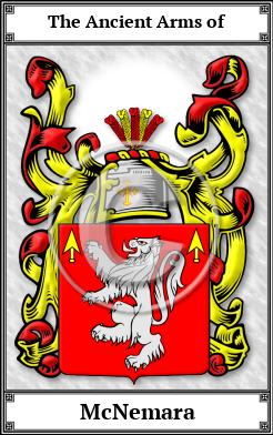 McNemara Family Crest Download (JPG) Book Plated - 600 DPI