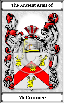 McConmee Family Crest Download (JPG)  Book Plated - 150 DPI