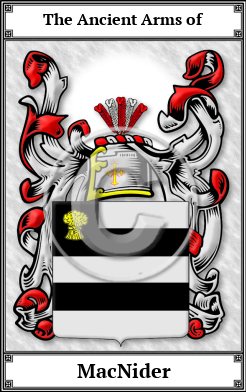 MacNider Family Crest Download (JPG)  Book Plated - 150 DPI