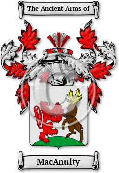 MacAnulty Family Crest Download (jpg) Legacy Series - 150 DPI