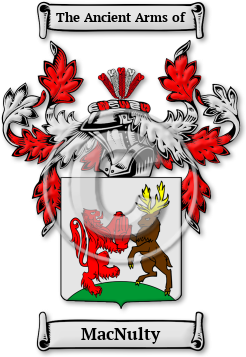 MacNulty Family Crest Download (jpg) Legacy Series - 150 DPI