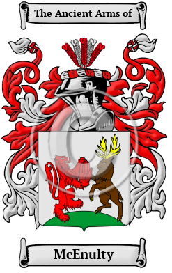 McEnulty Family Crest Download (jpg) Heritage Series - 150 DPI