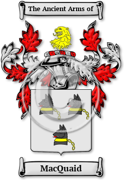 MacQuaid Family Crest Download (jpg) Legacy Series - 150 DPI