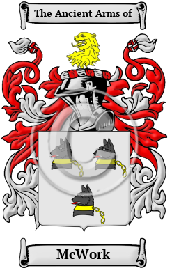 McWork Family Crest/Coat of Arms