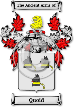 Quoid Family Crest Download (JPG) Legacy Series - 600 DPI