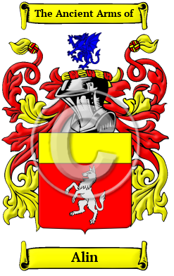 Alin Family Crest/Coat of Arms
