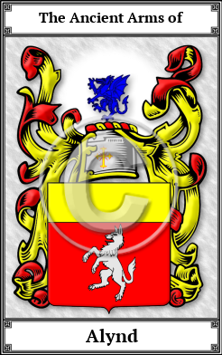 Alynd Family Crest Download (JPG)  Book Plated - 150 DPI