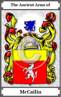 McCailin Family Crest Download (JPG)  Book Plated - 150 DPI