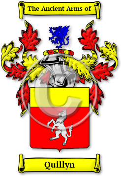 Quillyn Family Crest Download (jpg) Legacy Series - 150 DPI