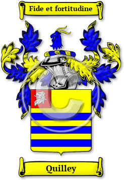 Quilley Family Crest Download (jpg) Legacy Series - 150 DPI