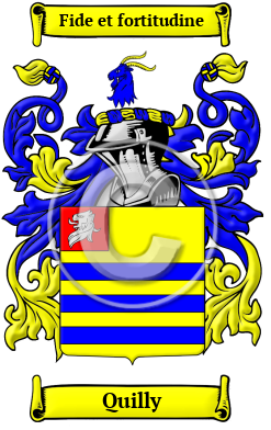Quilly Family Crest Download (JPG) Heritage Series - 300 DPI