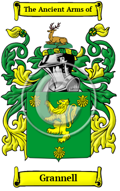 Grannell Family Crest Download (JPG) Heritage Series - 600 DPI