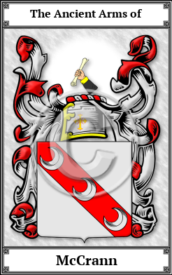 McCrann Family Crest Download (JPG)  Book Plated - 150 DPI