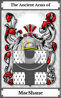MacShane Family Crest Download (JPG)  Book Plated - 150 DPI