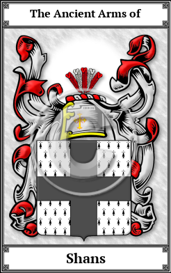 Shans Family Crest Download (JPG)  Book Plated - 150 DPI