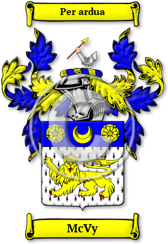 McVy Family Crest Download (jpg) Legacy Series - 150 DPI