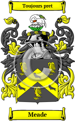 Meade Family Crest/Coat of Arms