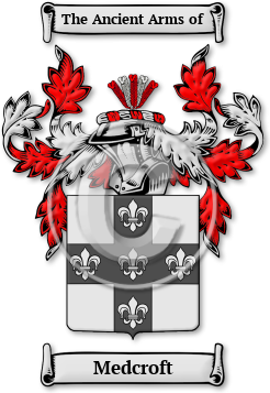 Medcroft Family Crest Download (jpg) Legacy Series - 150 DPI