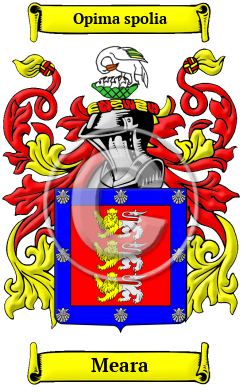 Meara Family Crest Download (JPG) Heritage Series - 600 DPI