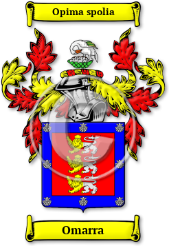 Omarra Family Crest Download (jpg) Legacy Series - 150 DPI
