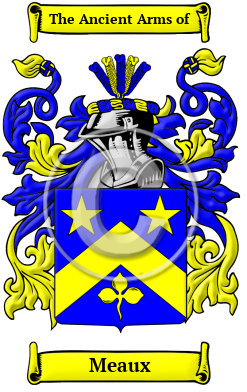 Meaux Family Crest Download (JPG) Heritage Series - 600 DPI