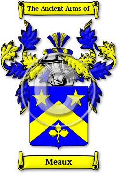 Meaux Family Crest Download (JPG) Legacy Series - 300 DPI