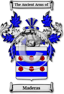 Maderas Family Crest Download (jpg) Legacy Series - 150 DPI
