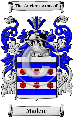 Madere Family Crest Download (JPG) Heritage Series - 300 DPI