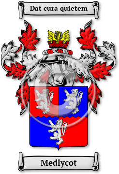 Medlycot Family Crest Download (JPG) Legacy Series - 600 DPI