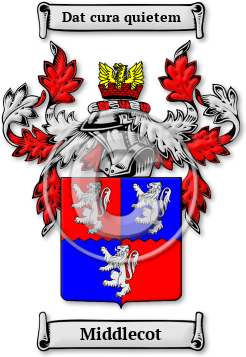 Middlecot Family Crest Download (JPG) Legacy Series - 600 DPI