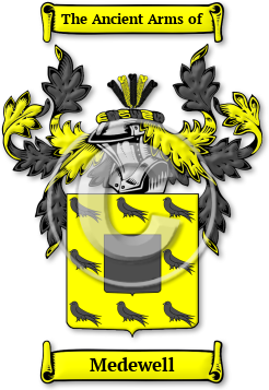 Medewell Family Crest Download (jpg) Legacy Series - 150 DPI