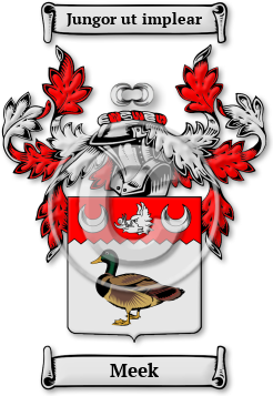Meek Family Crest Download (JPG) Legacy Series - 300 DPI