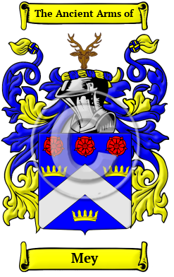 Mey Family Crest Download (JPG) Heritage Series - 600 DPI