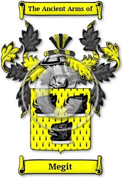 Megit Family Crest Download (jpg) Legacy Series - 150 DPI