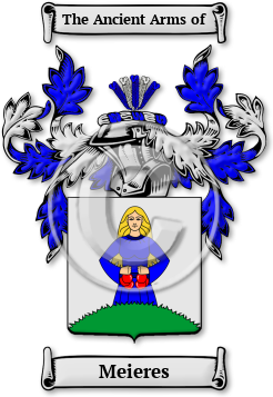 Meieres Family Crest Download (jpg) Legacy Series - 150 DPI