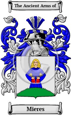 Mieres Family Crest Download (JPG) Heritage Series - 600 DPI