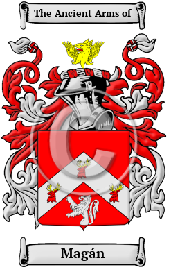 Magán Family Crest Download (JPG) Heritage Series - 300 DPI