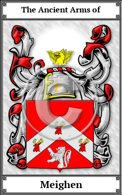 Meighen Family Crest Download (JPG)  Book Plated - 150 DPI