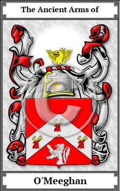 O'Meeghan Family Crest Download (JPG) Book Plated - 600 DPI