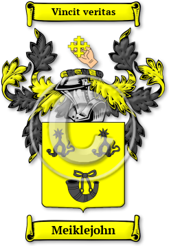 Meiklejohn Family Crest Download (jpg) Legacy Series - 150 DPI