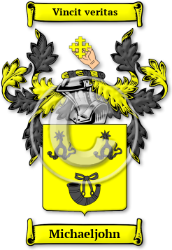 Michaeljohn Family Crest Download (jpg) Legacy Series - 150 DPI