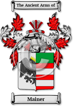 Mainer Family Crest Download (jpg) Legacy Series - 150 DPI